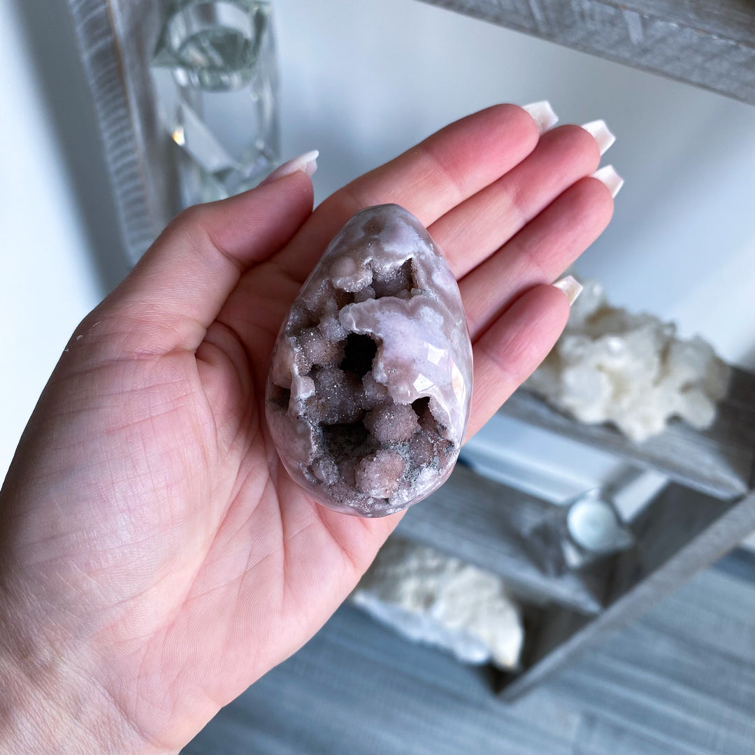 Pink Amethyst Egg 