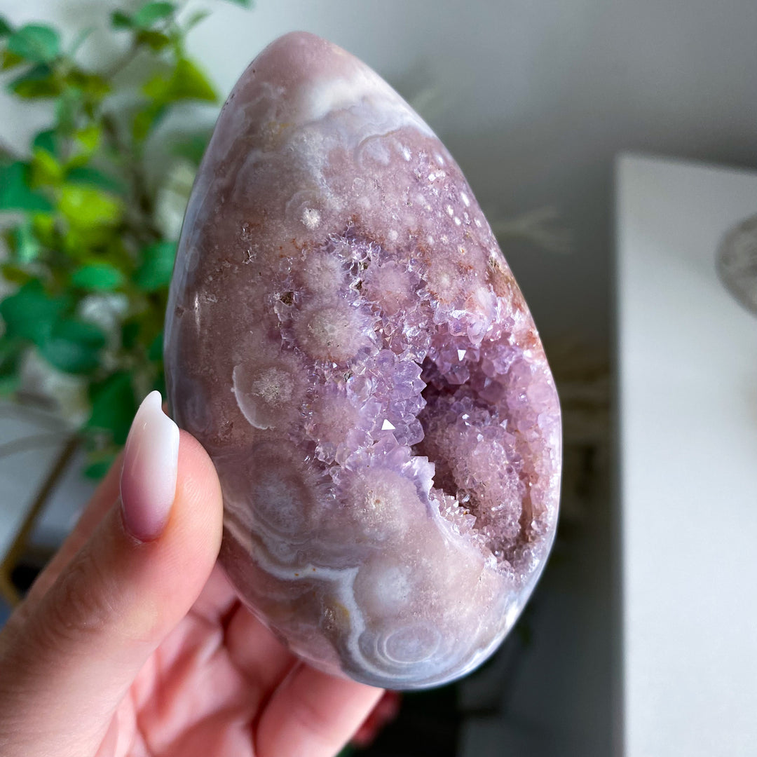 Pink Amethyst Egg 