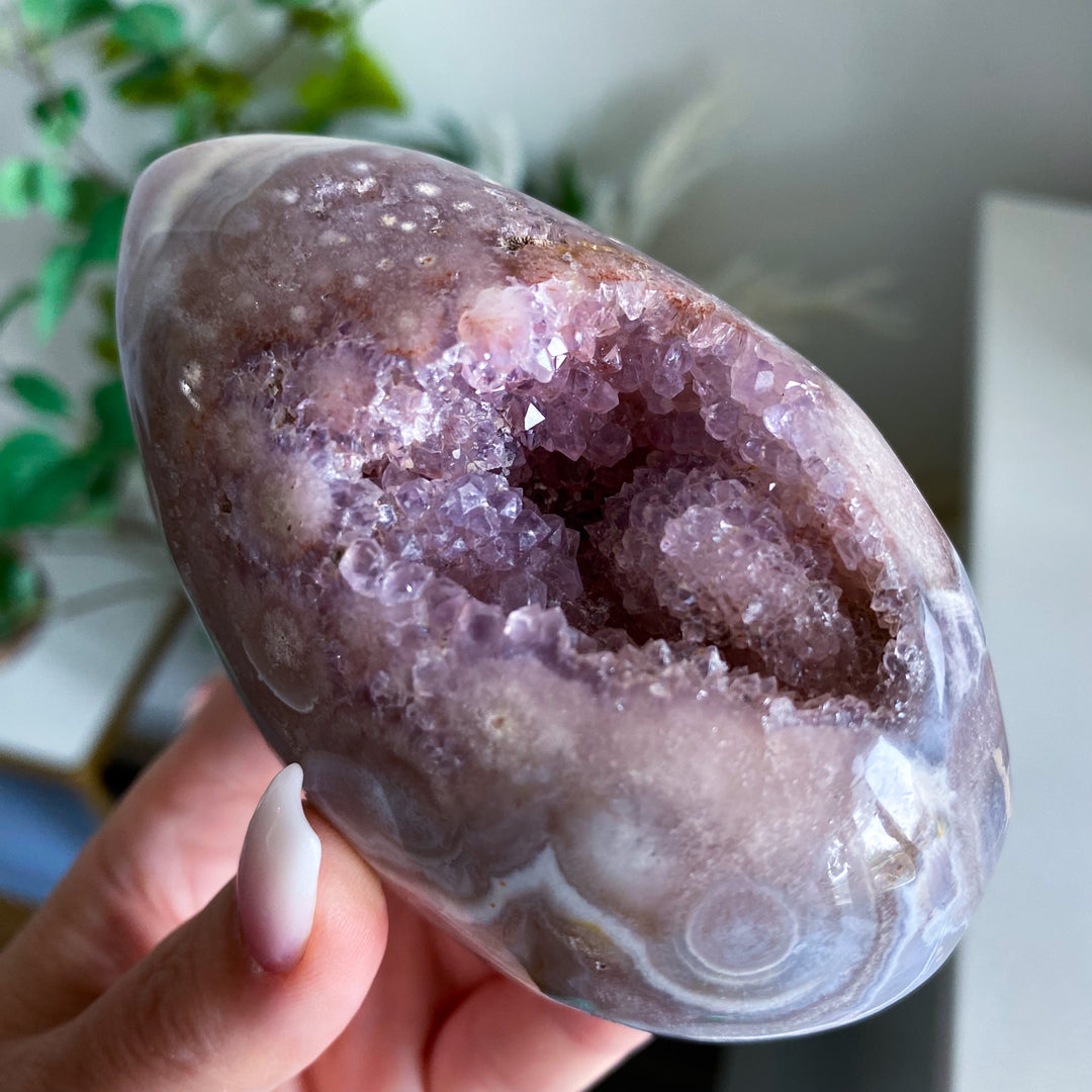 Pink Amethyst Egg 