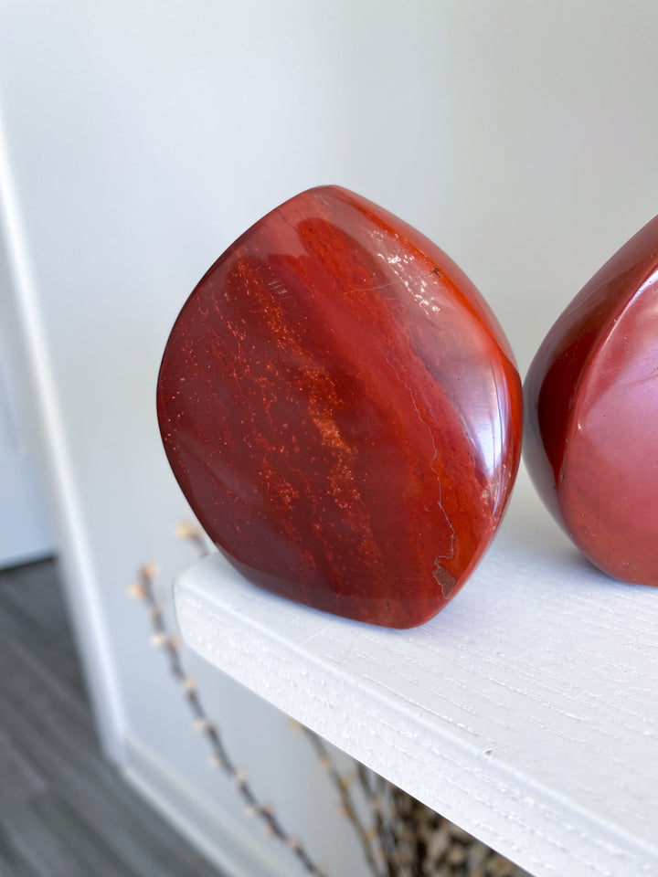 Unique Red Jasper Flame
