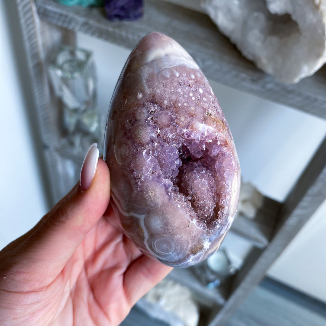 Pink Amethyst Egg 