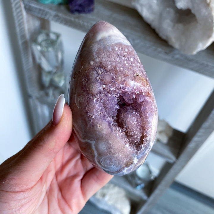Pink Amethyst Egg 