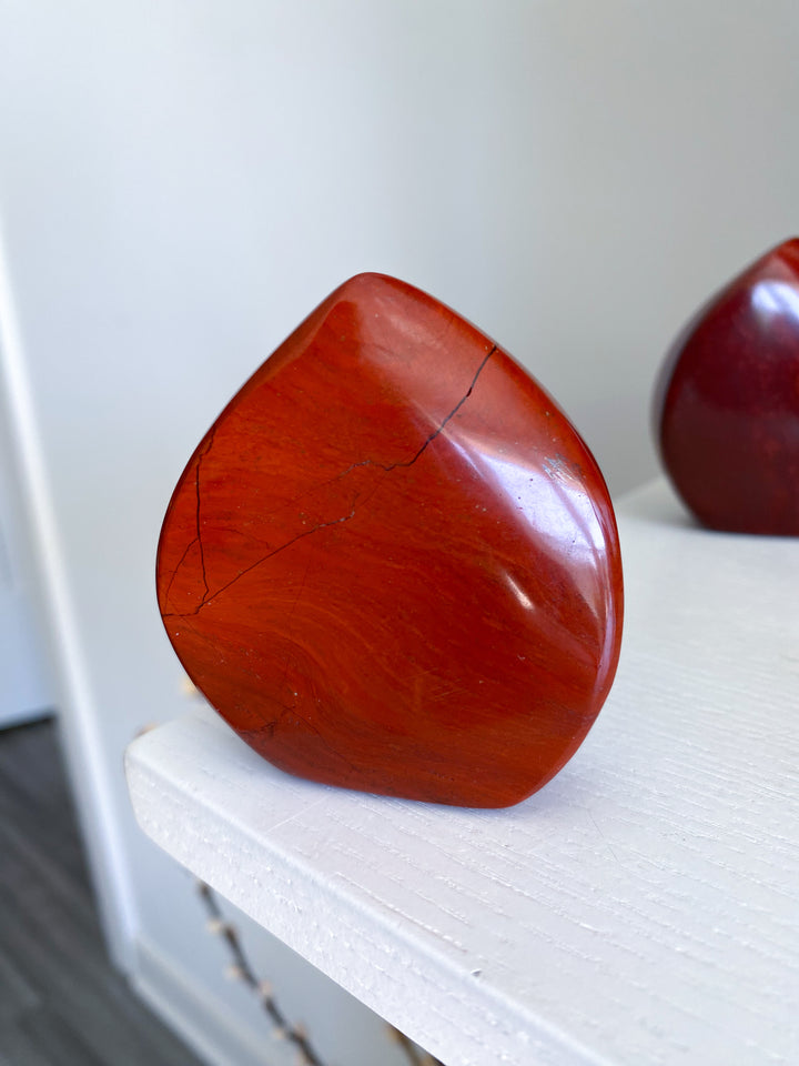 Unique Red Jasper Flame