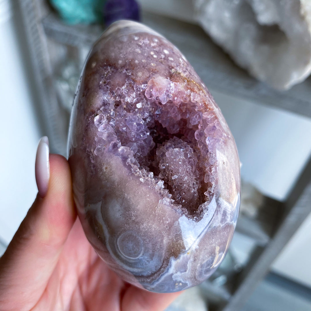 Pink Amethyst Egg 