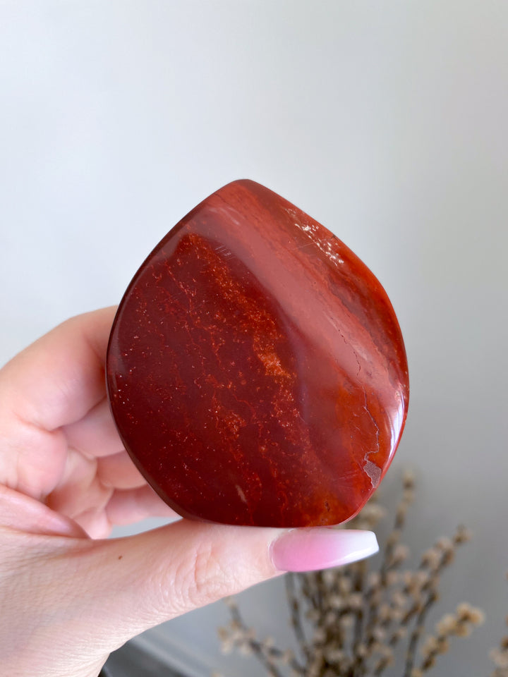 Unique Red Jasper Flame