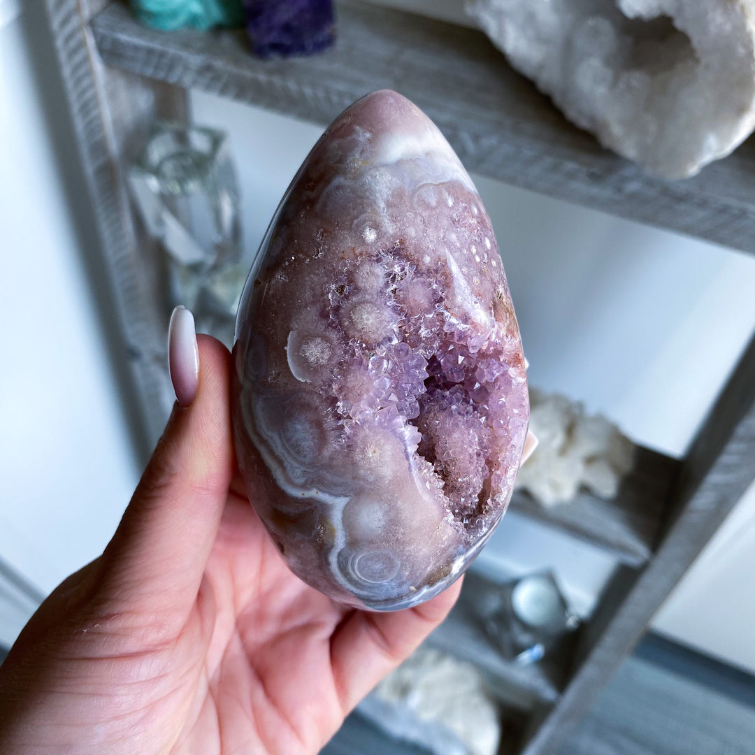 Pink Amethyst Egg 