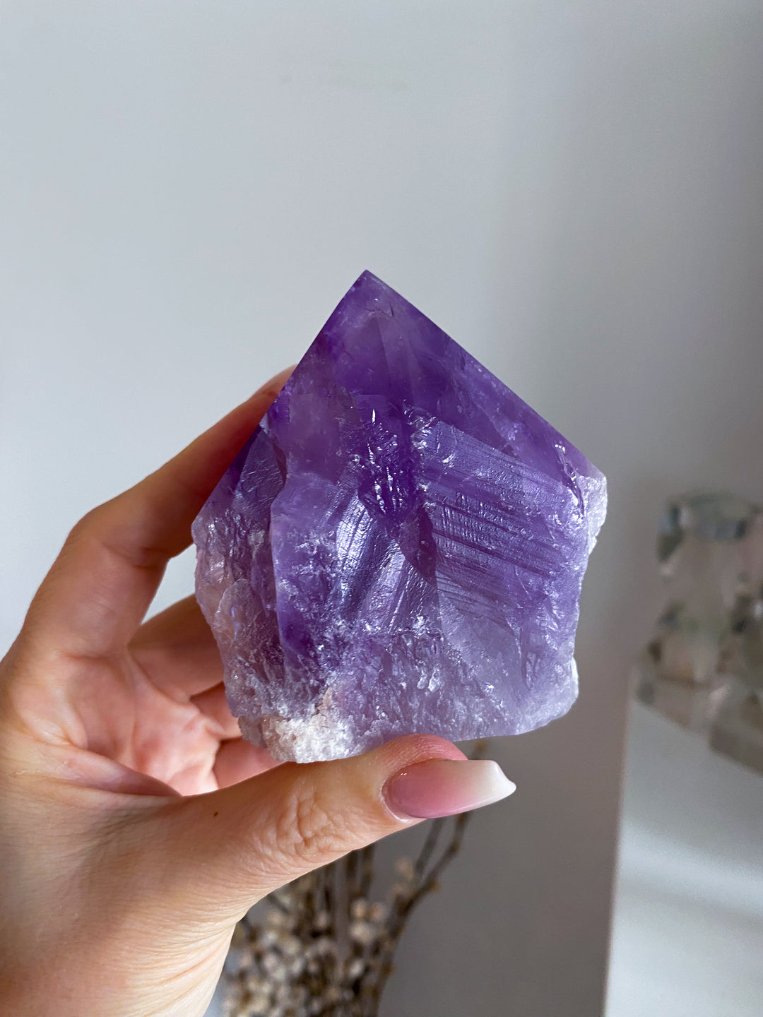 Large Amethyst Top Polish Point #1