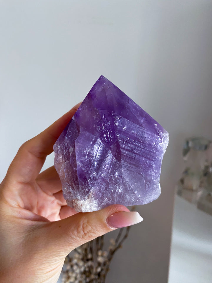 Large Amethyst Top Polish Point #1