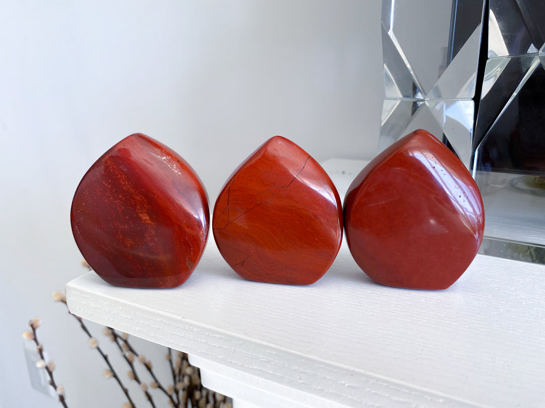Unique Red Jasper Flame