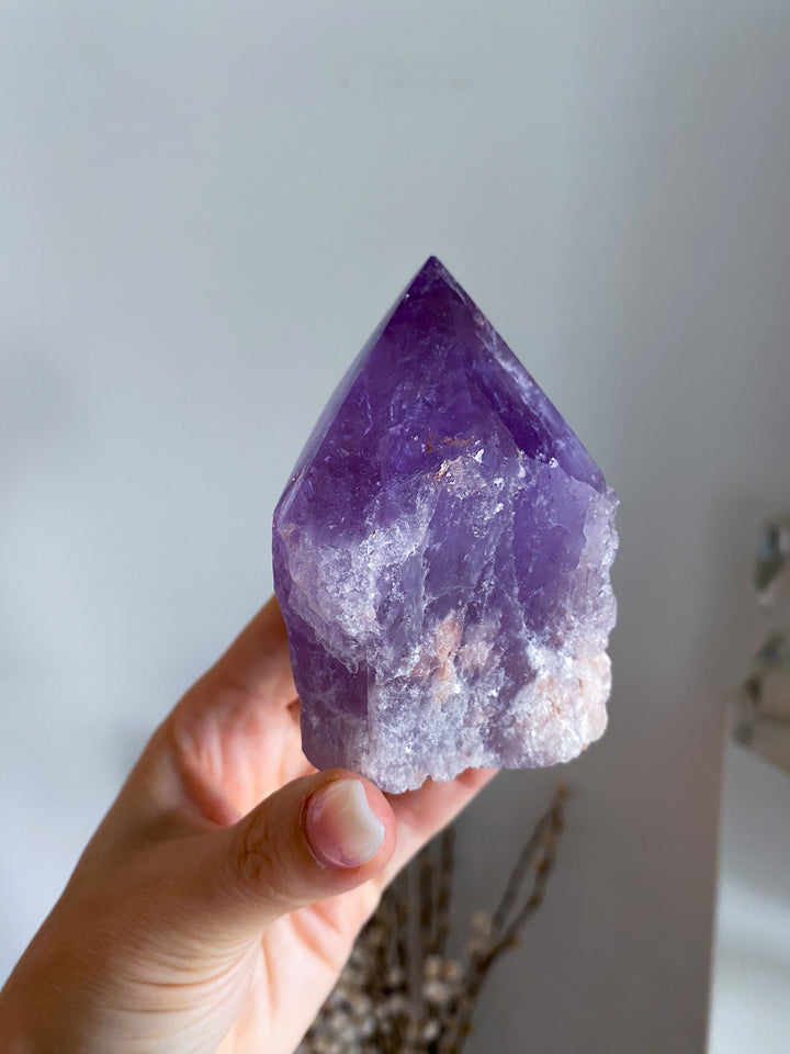Large Amethyst Top Polish Point #1