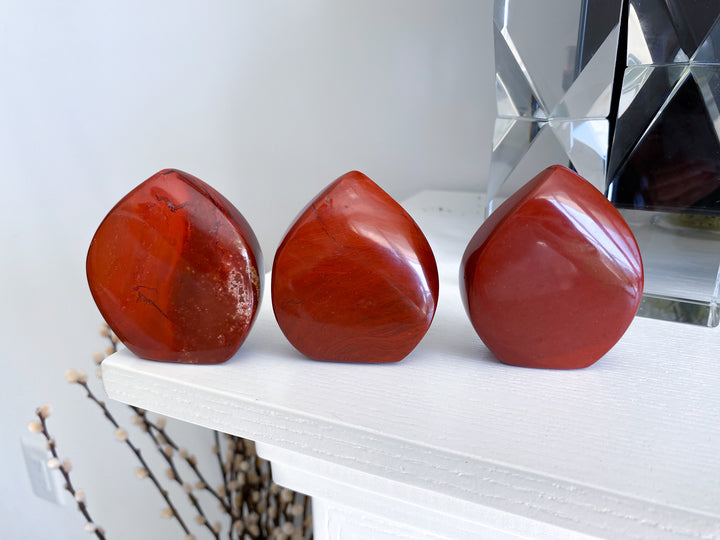 Unique Red Jasper Flame
