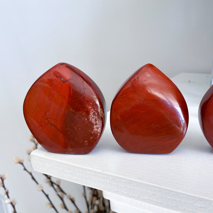 Unique Red Jasper Flame