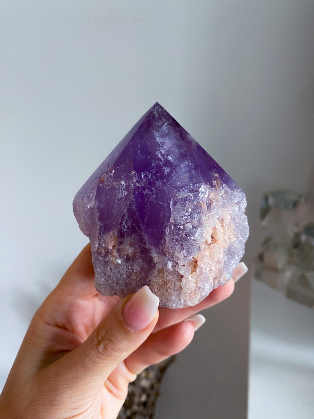 Large Amethyst Top Polish Point #1