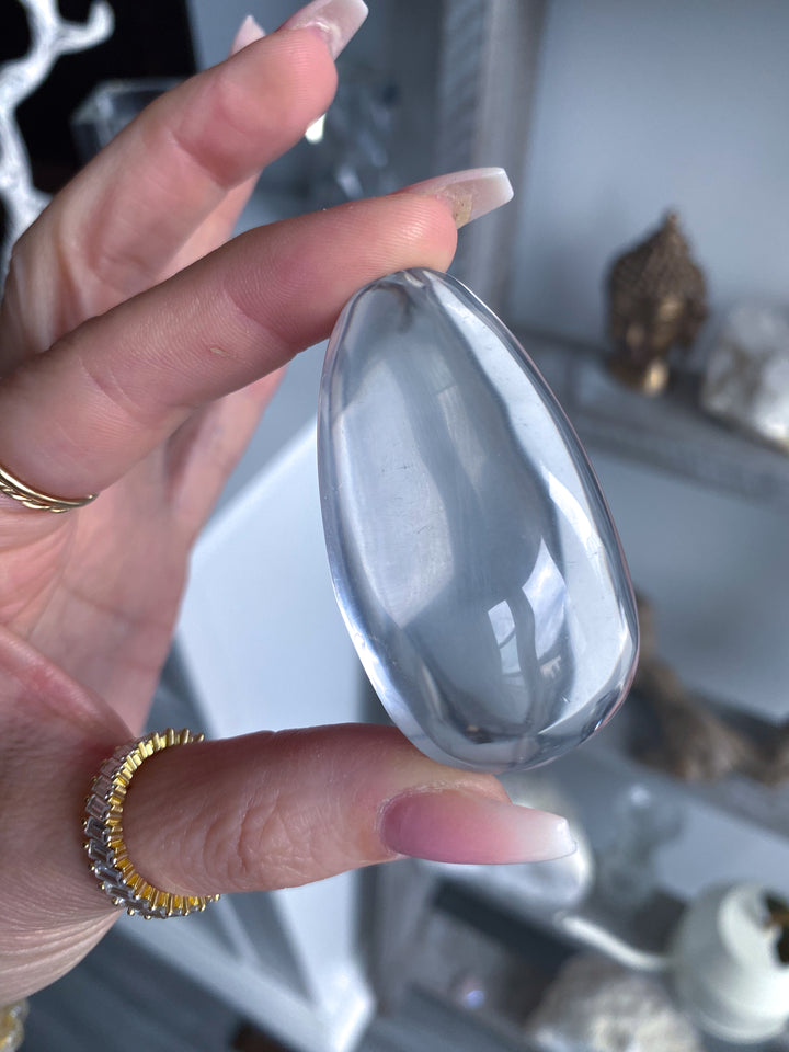 Large Clear Quartz Cabochon #1