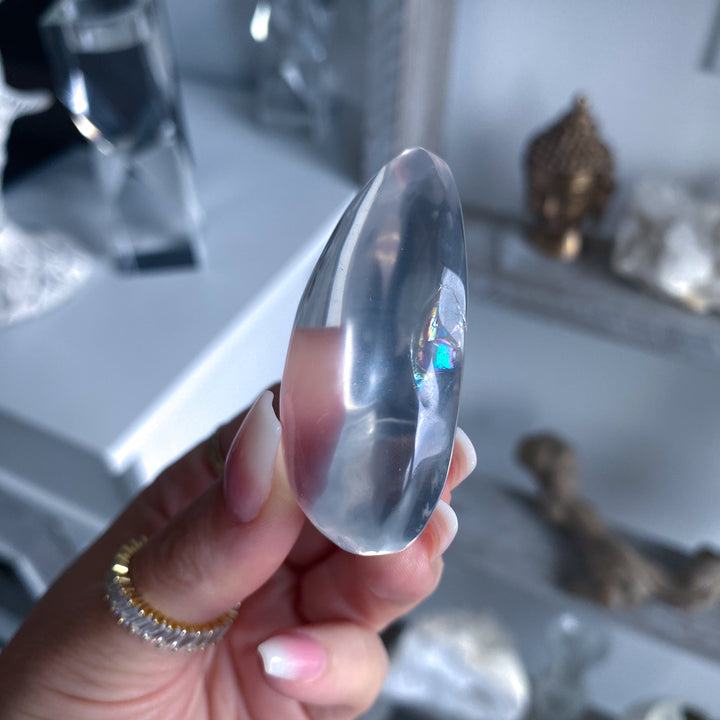 Large Clear Quartz Cabochon #1