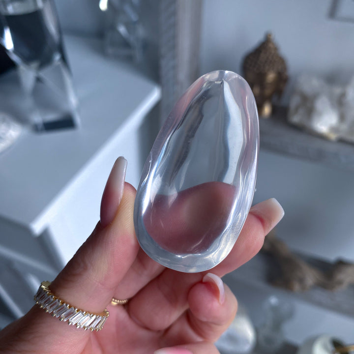 Large Clear Quartz Cabochon #1