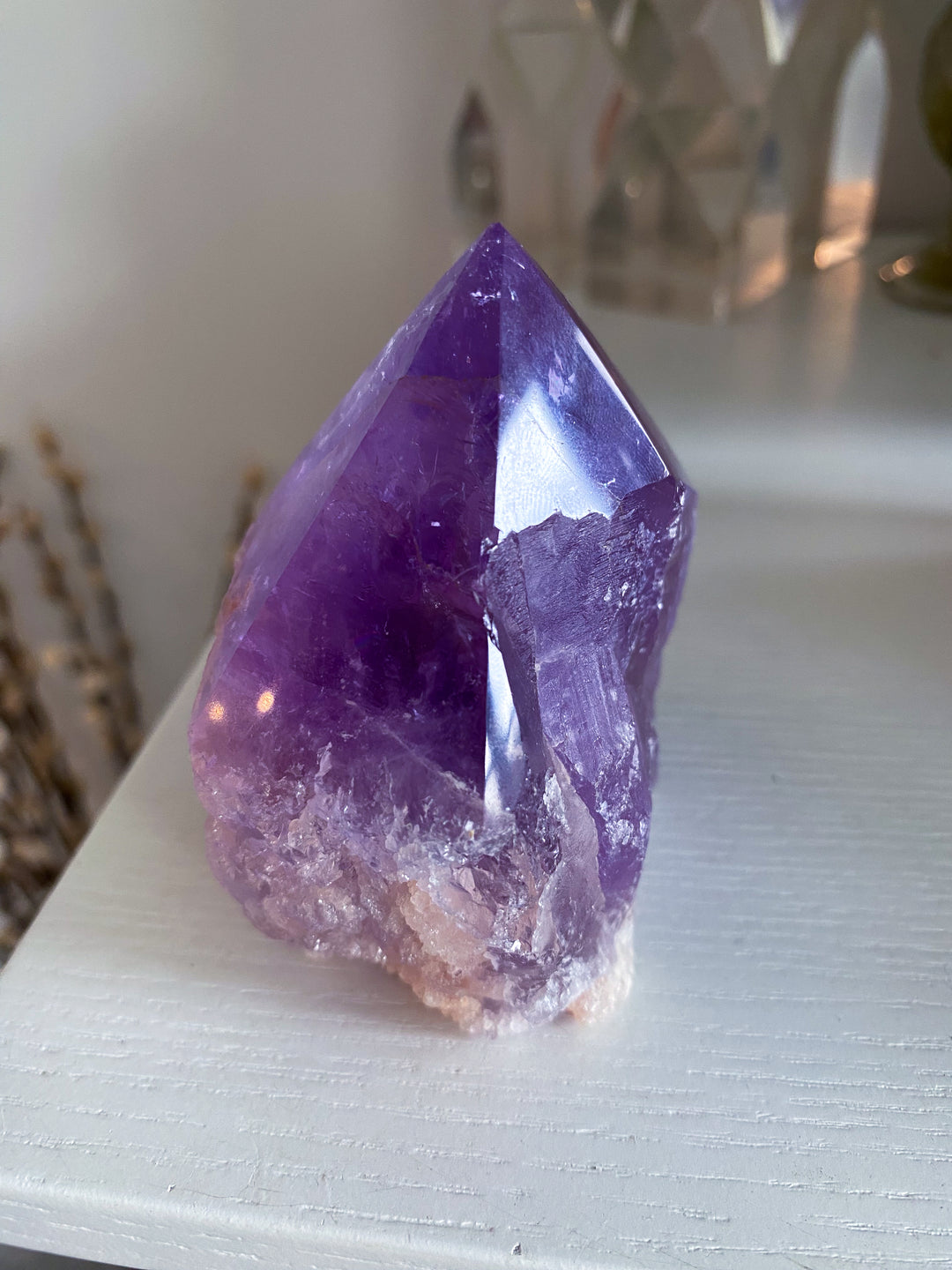 Large Amethyst Top Polish Point #1