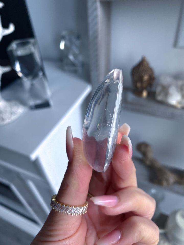 Large Clear Quartz Cabochon #1