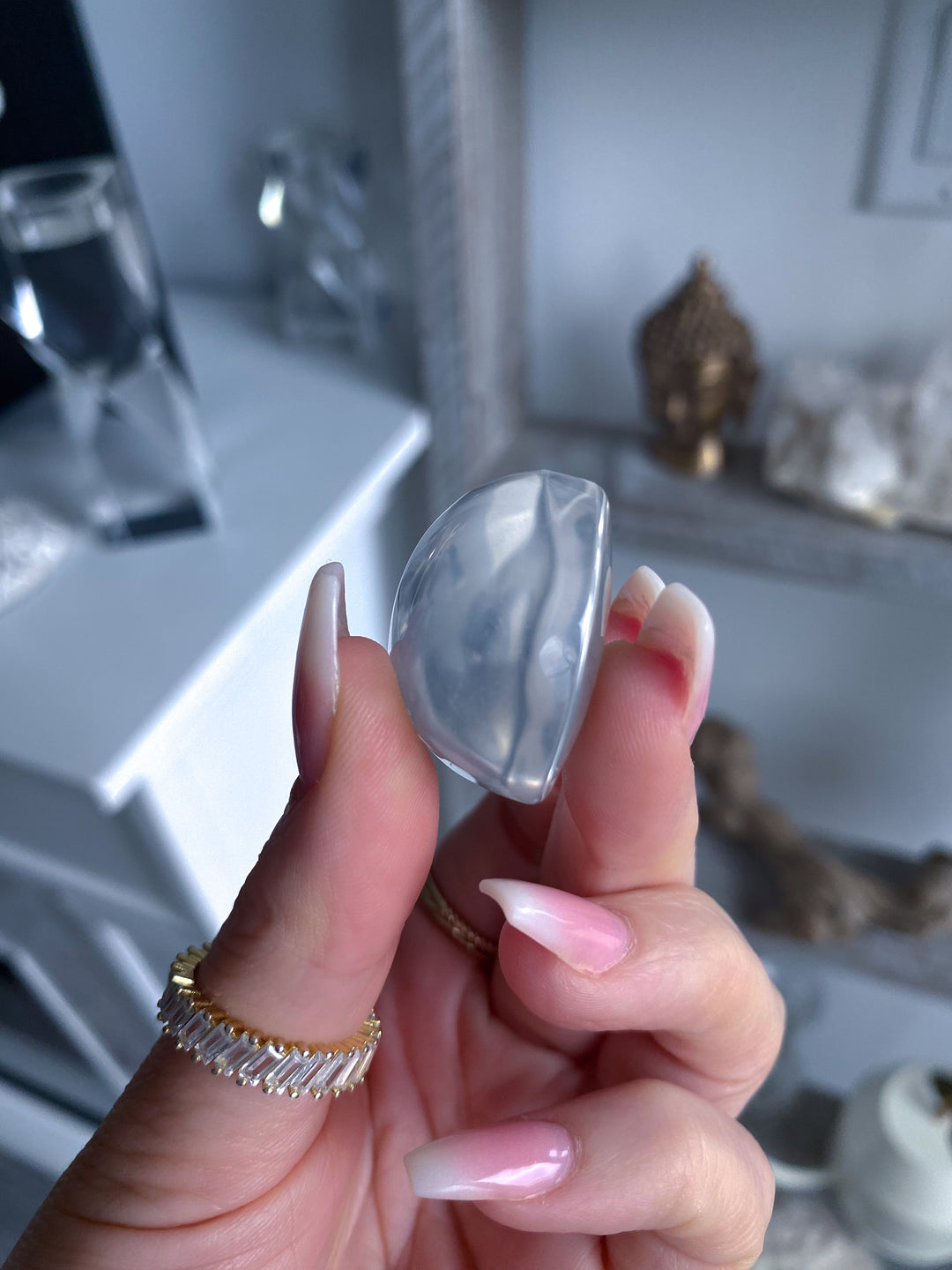 Large Clear Quartz Cabochon #1