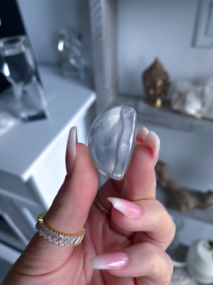 Large Clear Quartz Cabochon #1