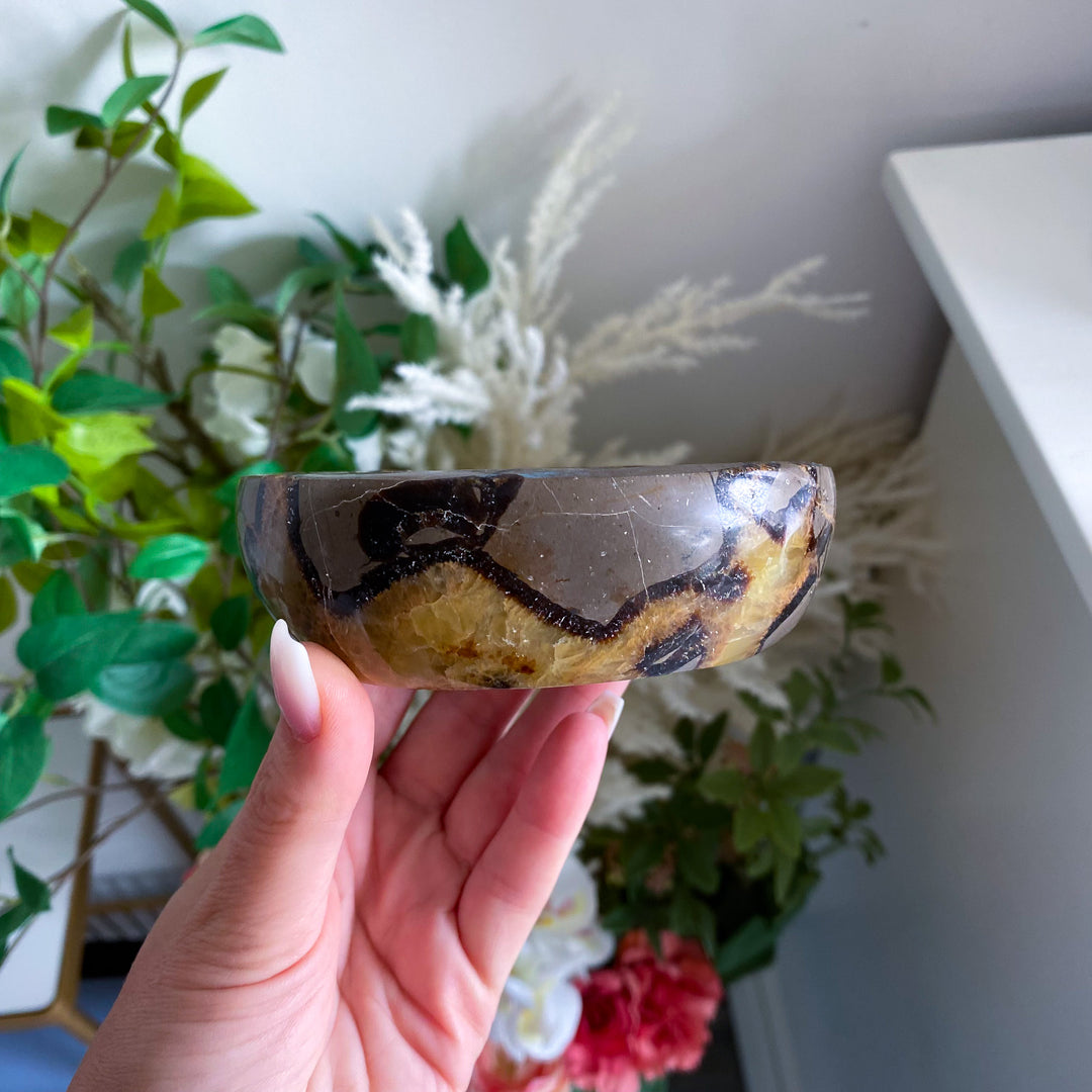 Round Septarian Bowl 