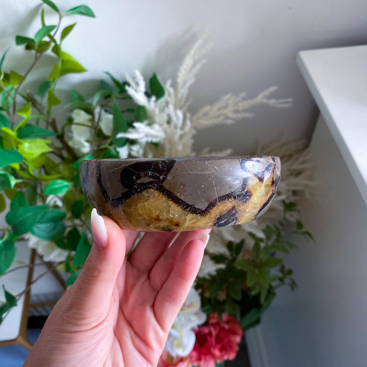 Round Septarian Bowl 