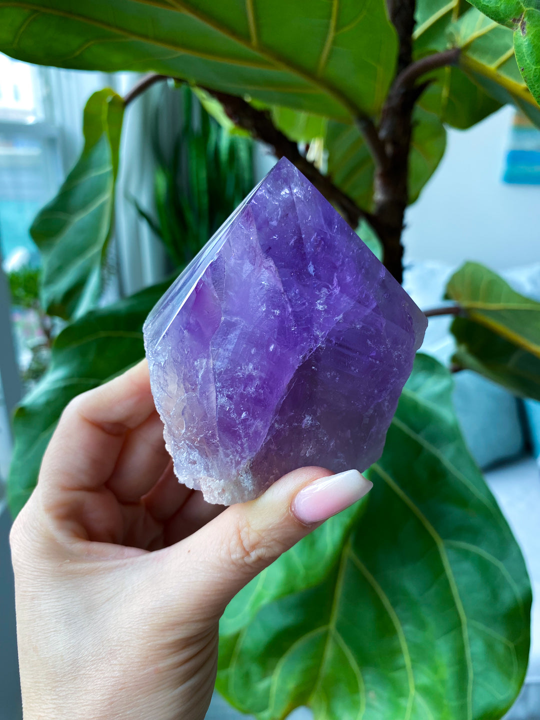 Large Amethyst Top Polish Point #1