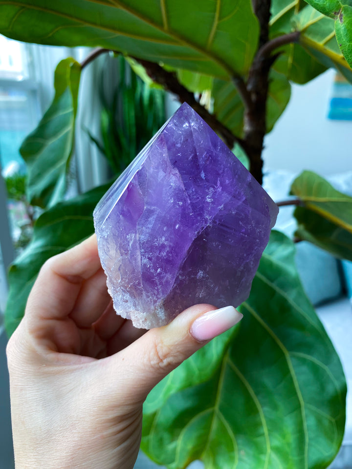 Large Amethyst Top Polish Point #1