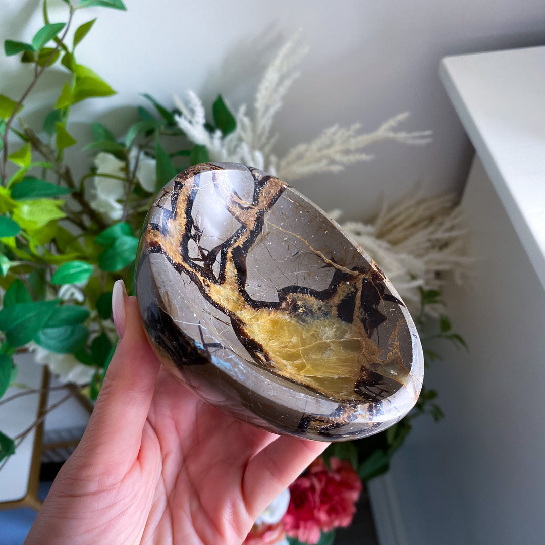 Round Septarian Bowl 