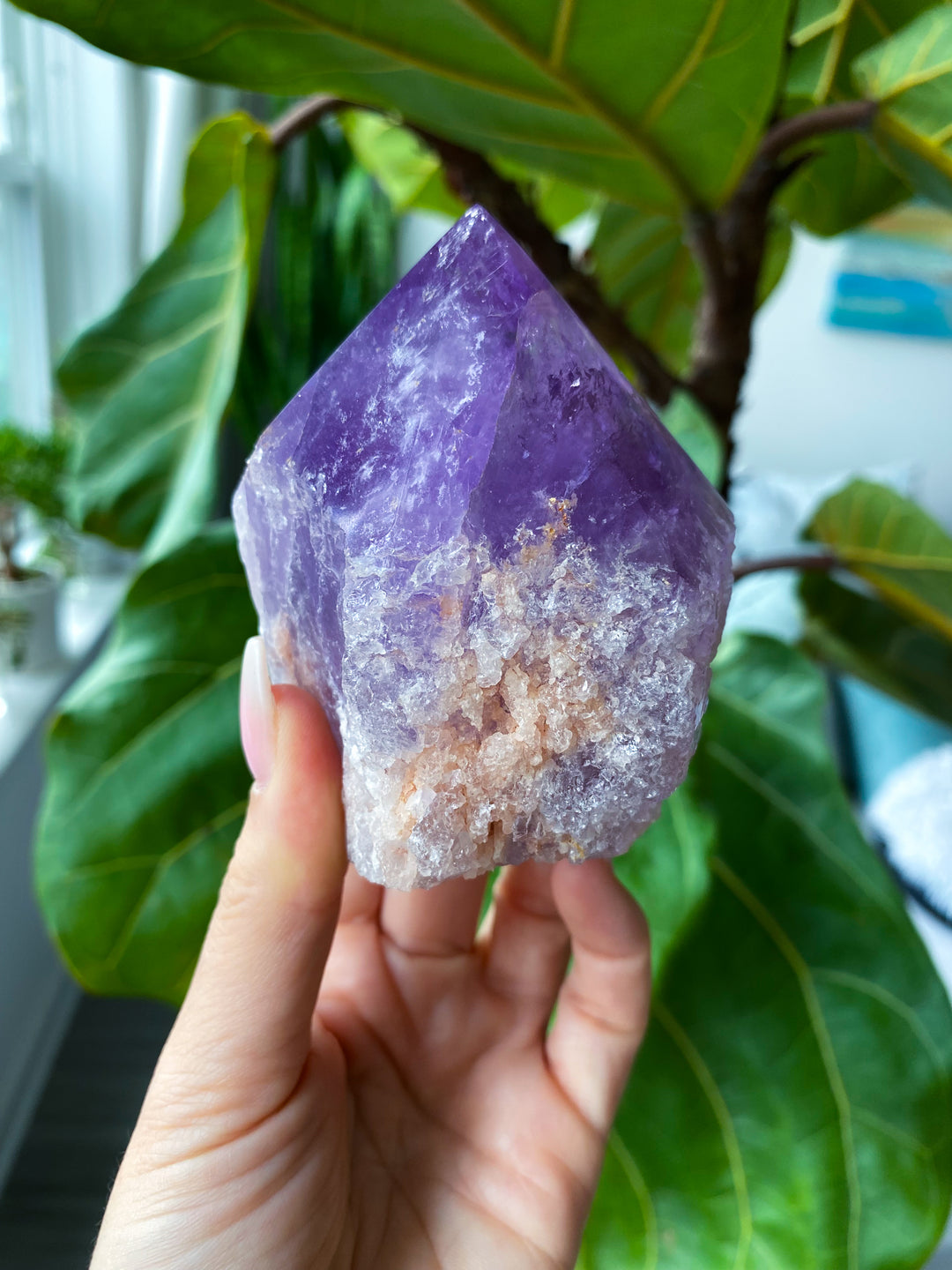 Large Amethyst Top Polish Point #1