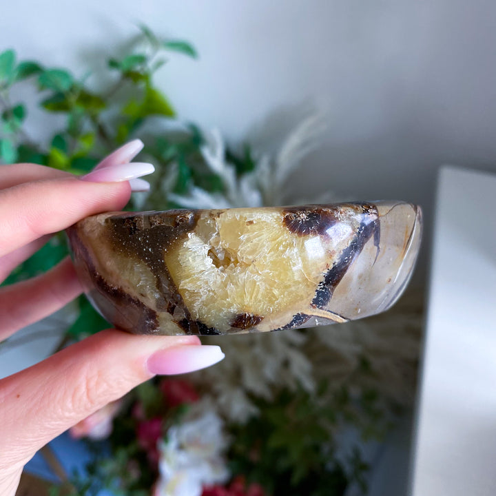 Round Septarian Bowl 