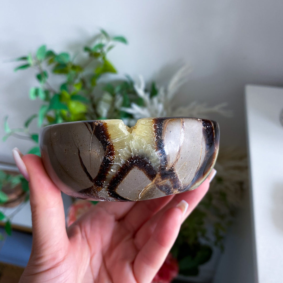 Round Septarian Bowl 