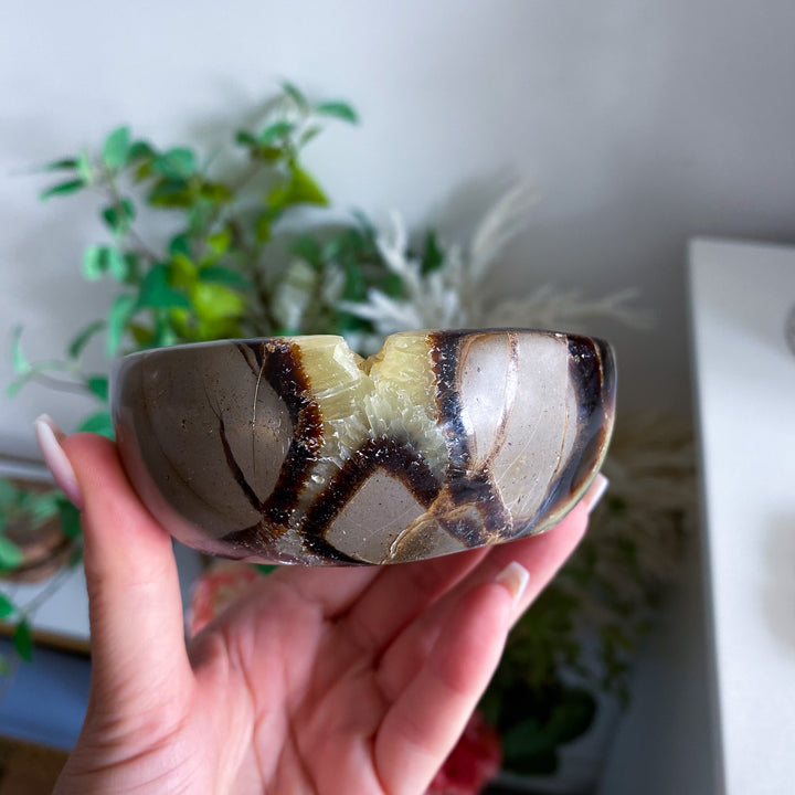 Round Septarian Bowl 