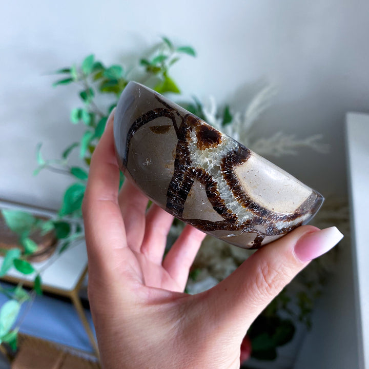 Round Septarian Bowl 