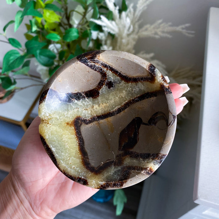Round Septarian Bowl 