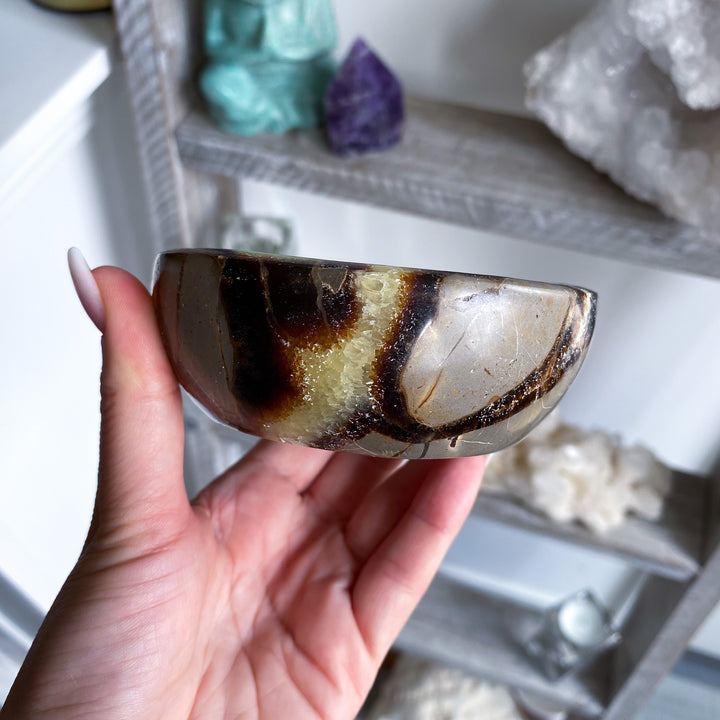 Round Septarian Bowl 