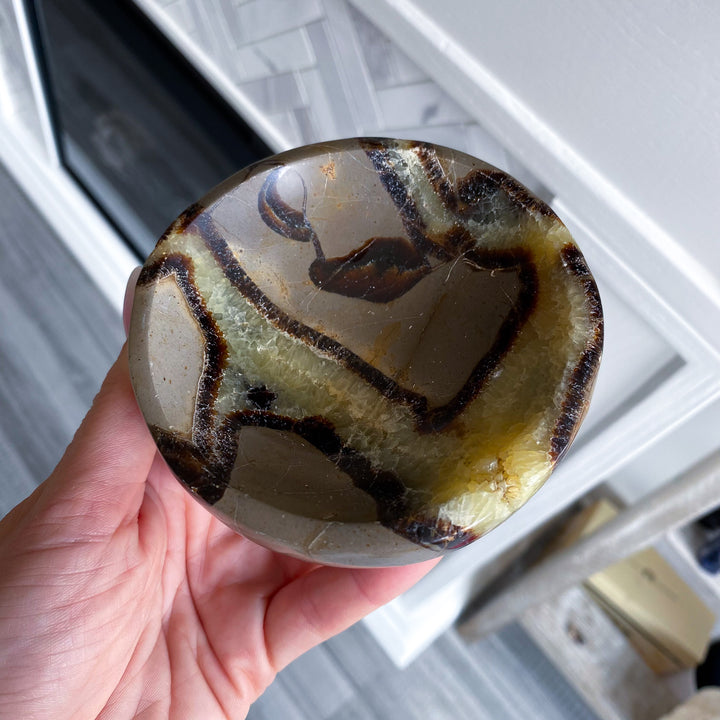 Round Septarian Bowl 