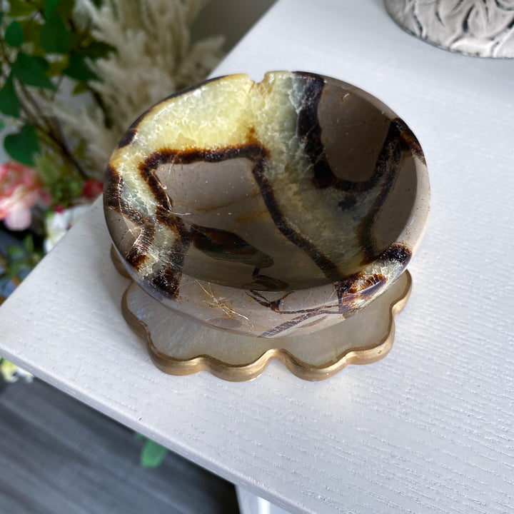 Round Septarian Bowl 