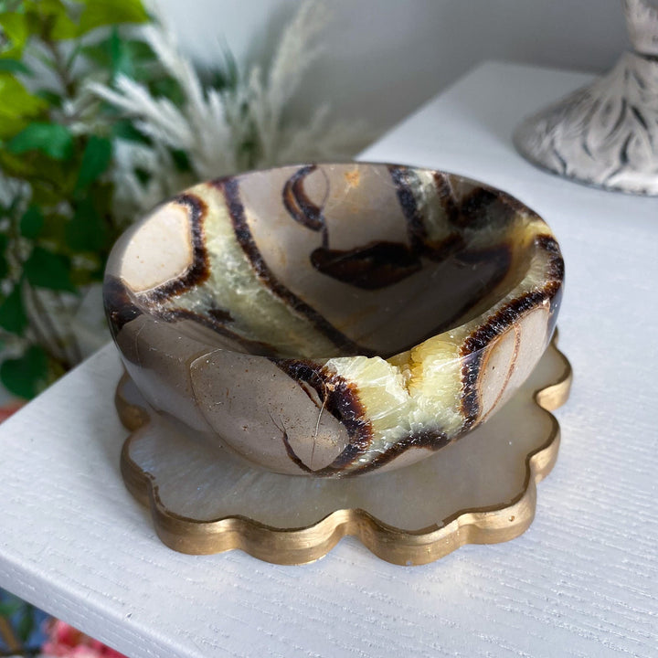 Round Septarian Bowl 