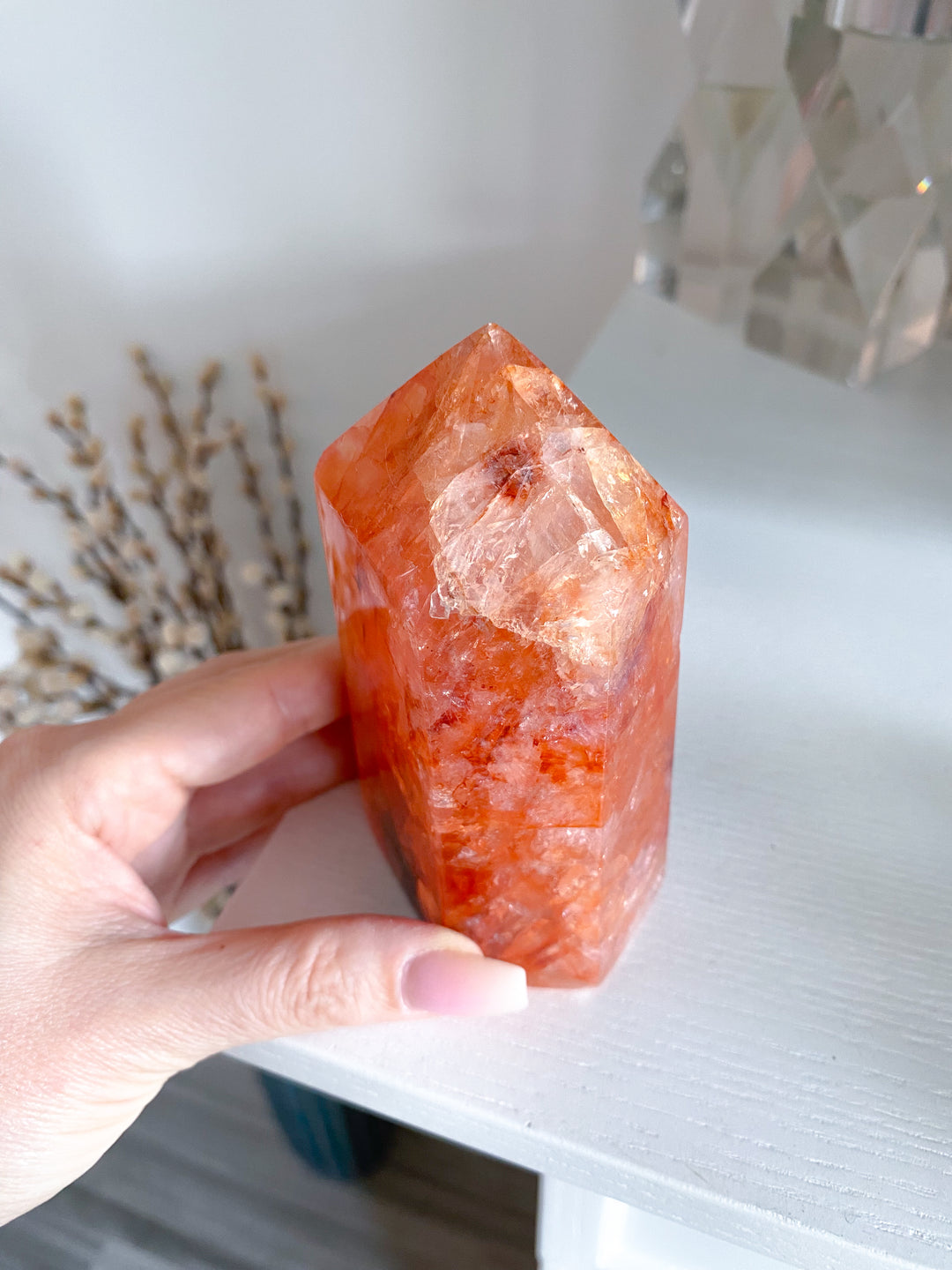 XL Fire Quartz Tower