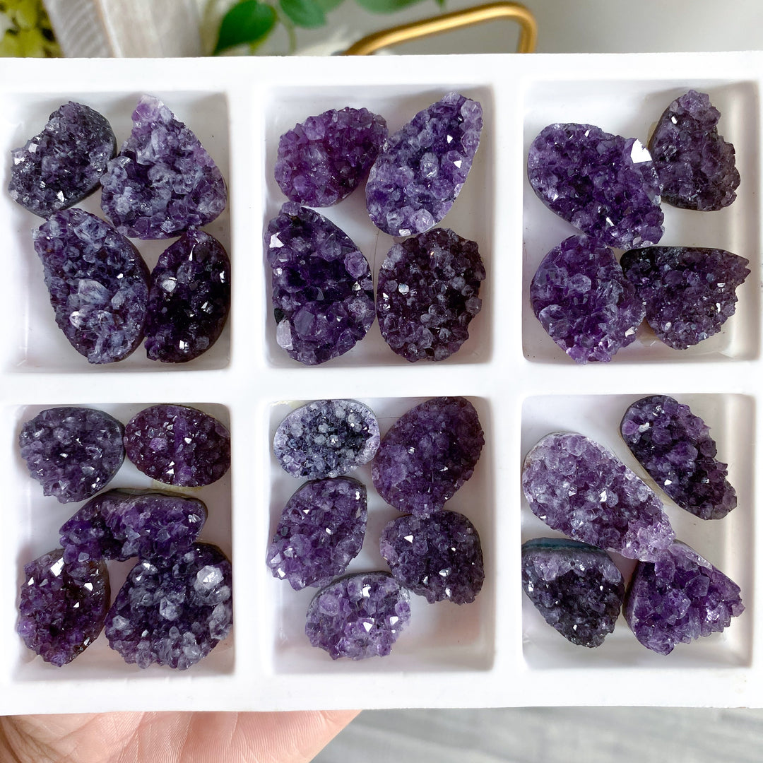 Small Amethyst Cluster Cabochons