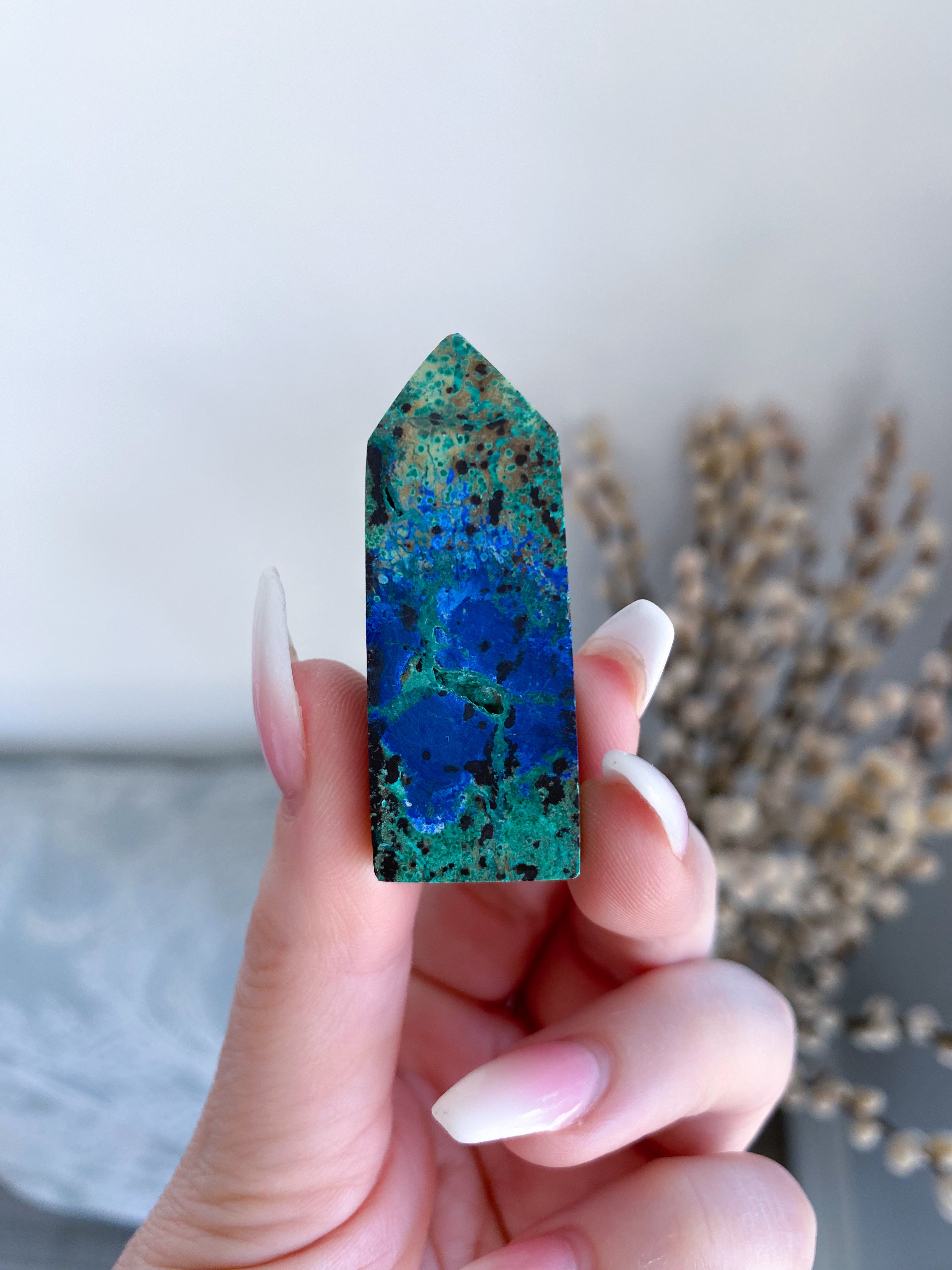 RARE Azurite Malachite Mini Point - Releasing Old Patterns - Openness ...