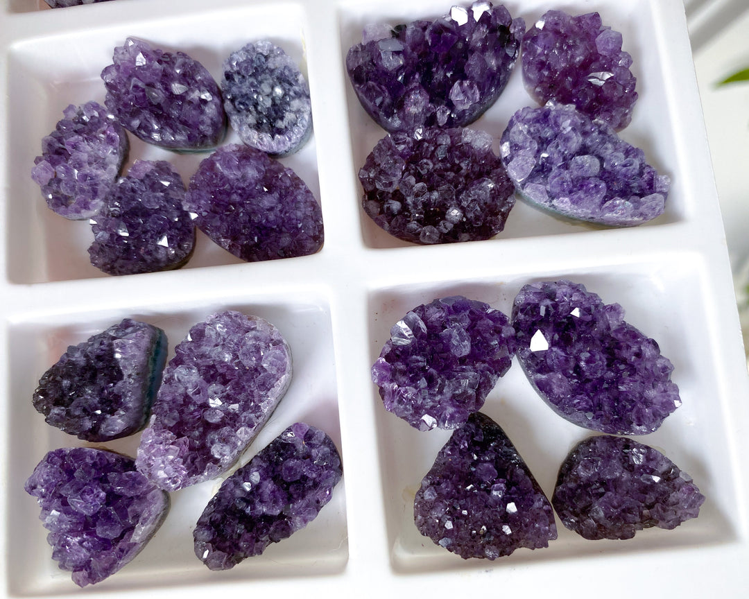 Small Amethyst Cluster Cabochons