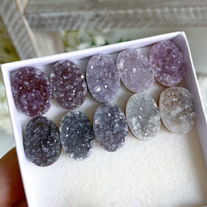 Rainbow Amethyst Mini Cluster Cabochon - You Choose