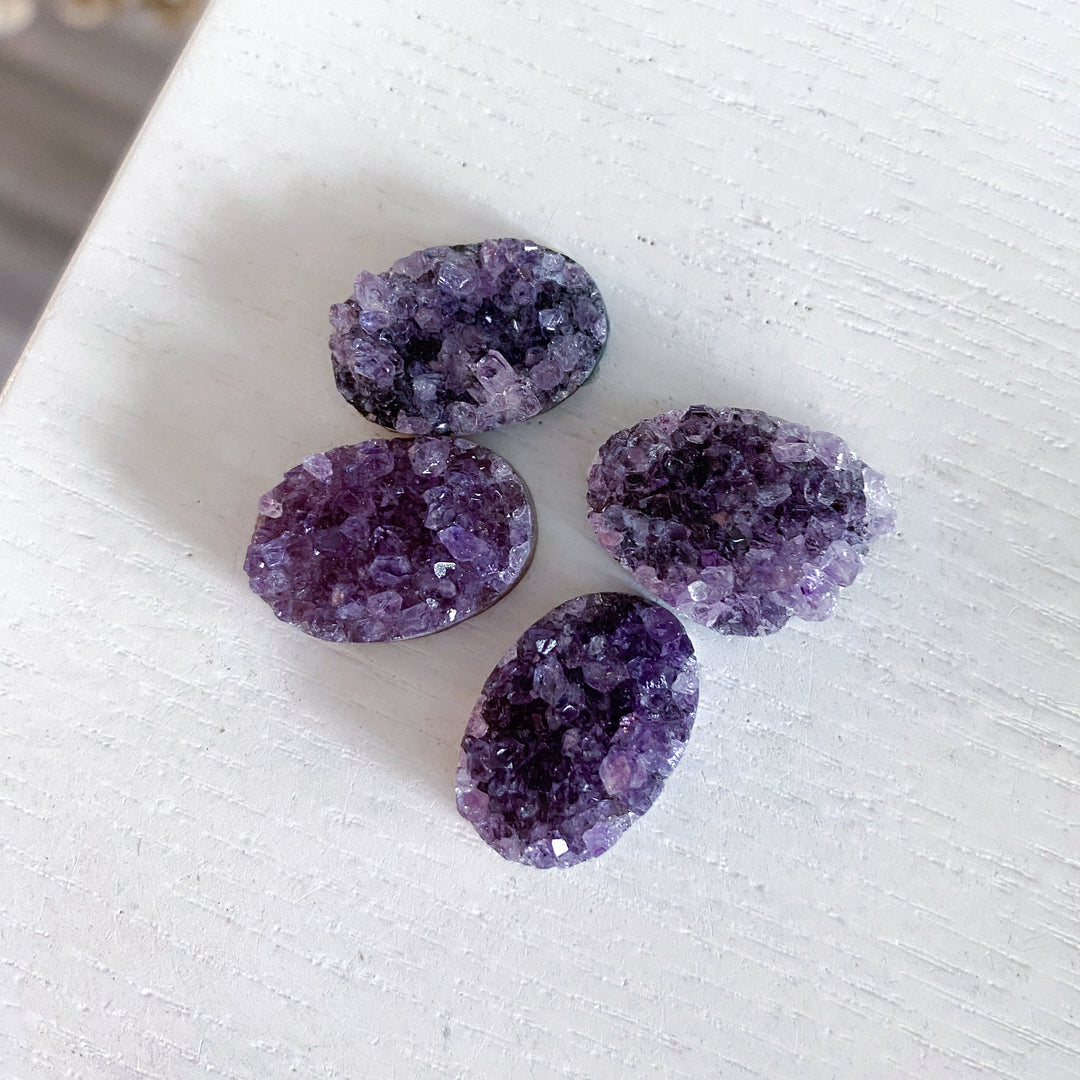 Rainbow Amethyst Mini Cluster Cabochon - You Choose