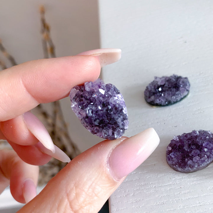 Rainbow Amethyst Mini Cluster Cabochon - You Choose