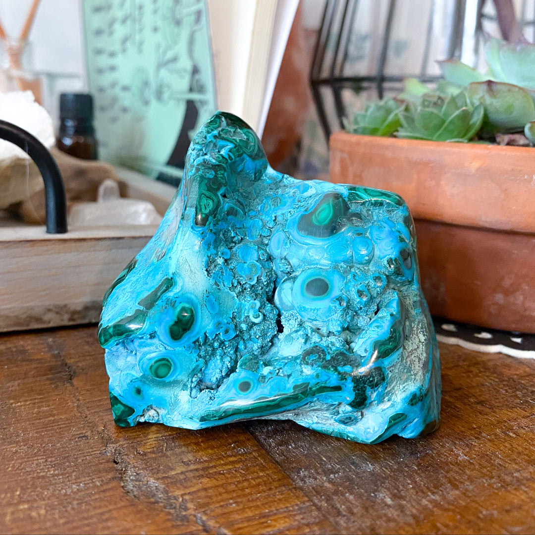 Chrysocolla Malachite Free Form #1