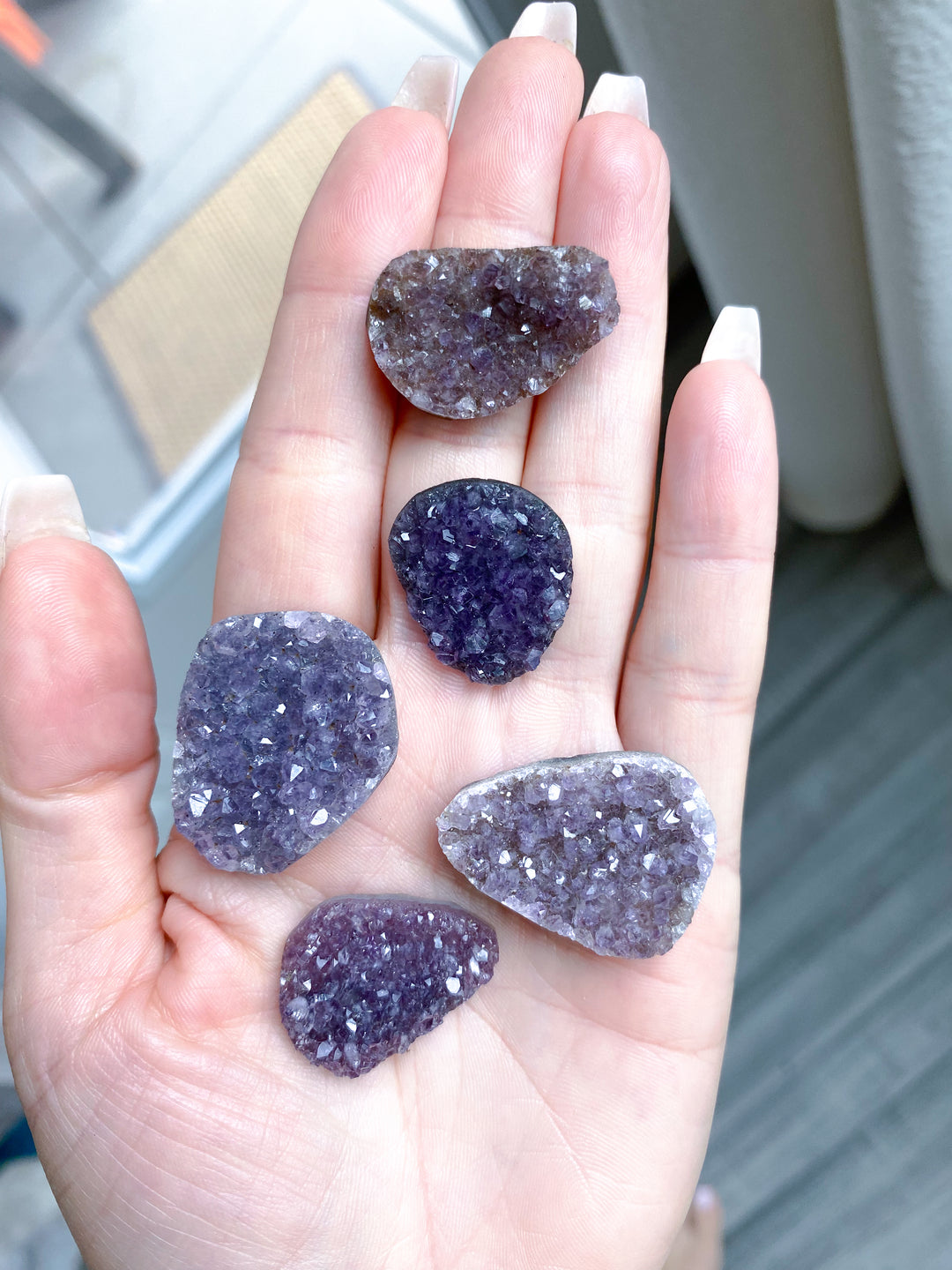 Rainbow Amethyst Mini Cluster Cabochon - You Choose