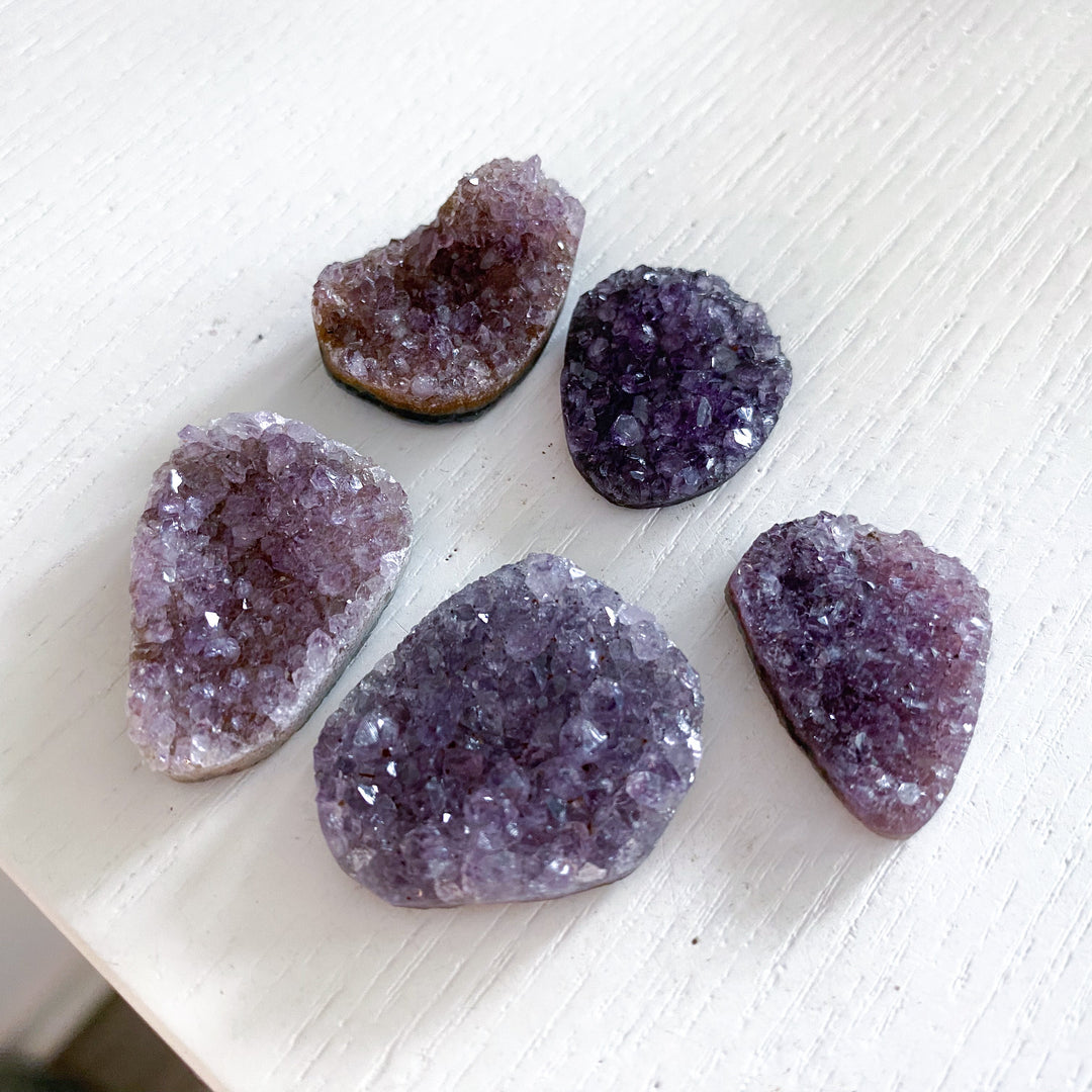 Rainbow Amethyst Mini Cluster Cabochon - You Choose