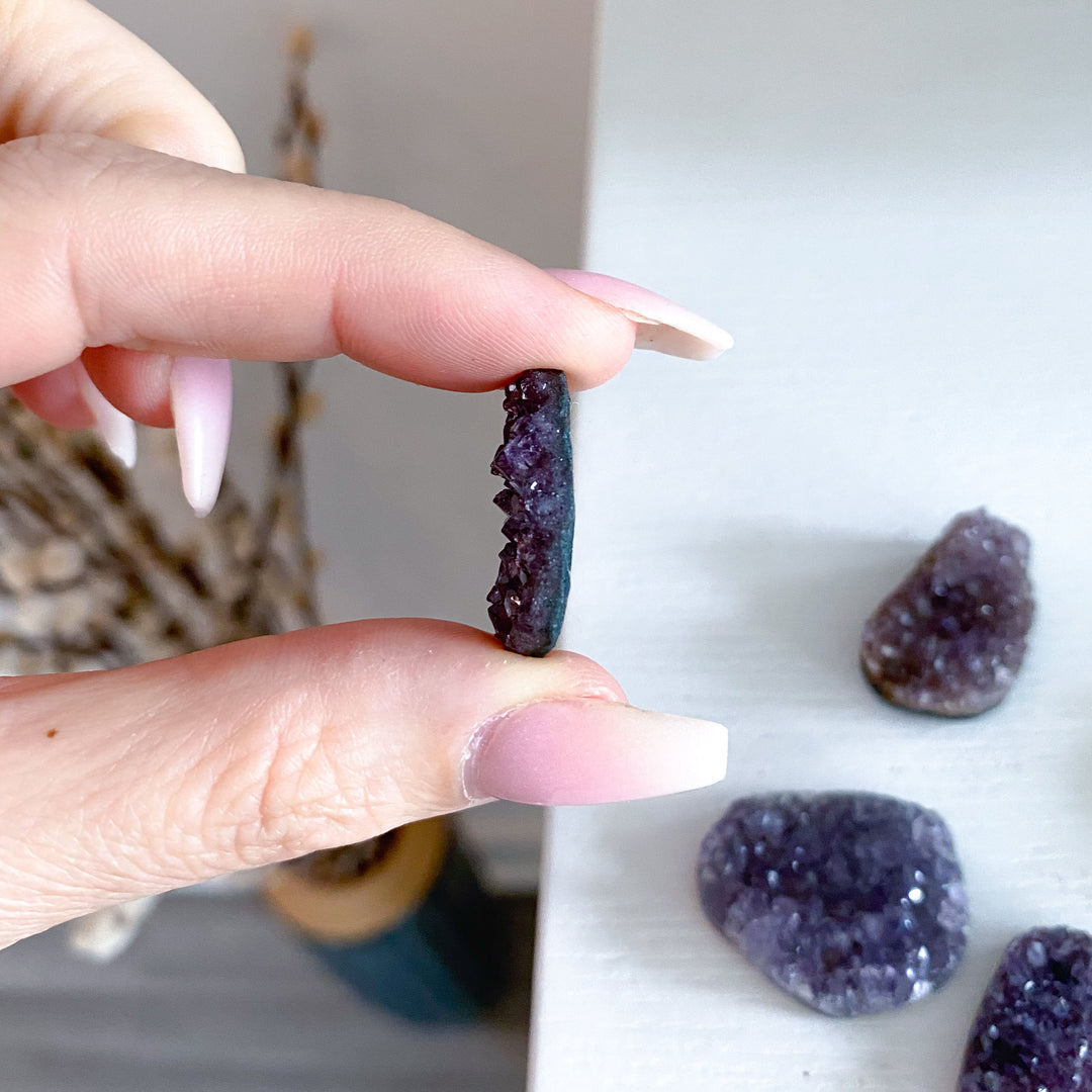 Rainbow Amethyst Mini Cluster Cabochon - You Choose